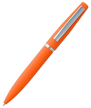 Ручка шариковая Bolt Soft Touch, оранжевая